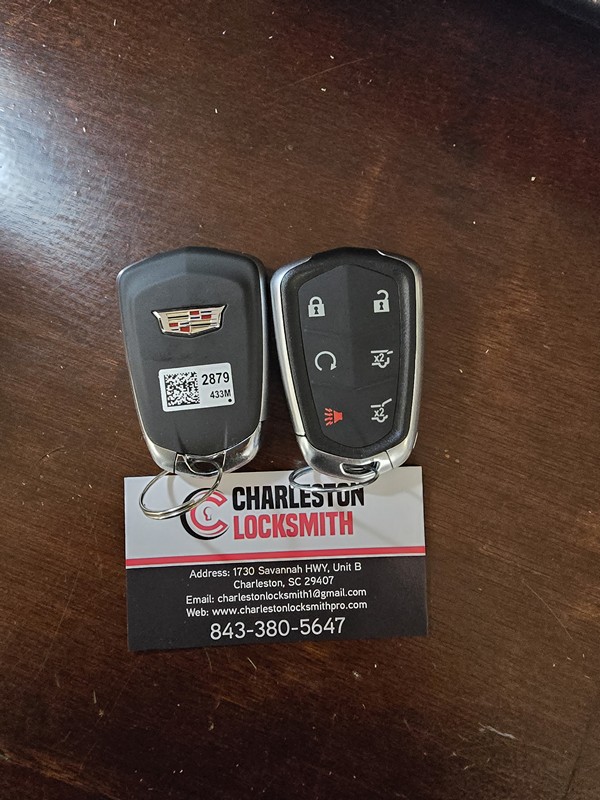 cadillac key replacement in charleston sc