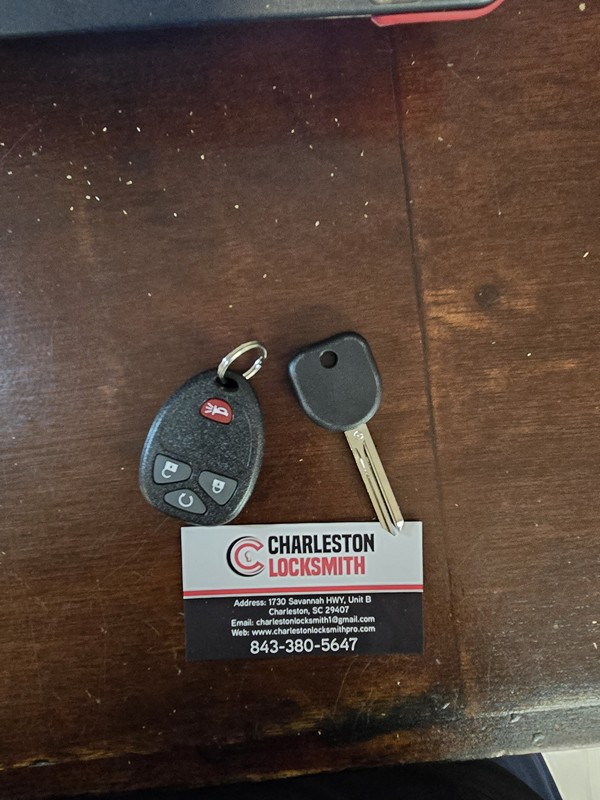 locksmith for Chevrolet key service in charleston sc