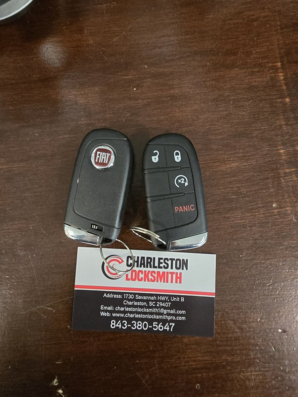 lost Fiat key in charleston sc area