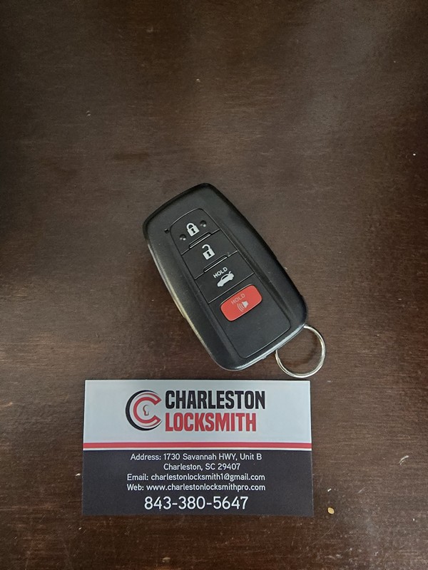 lost Toyota key in charleston area