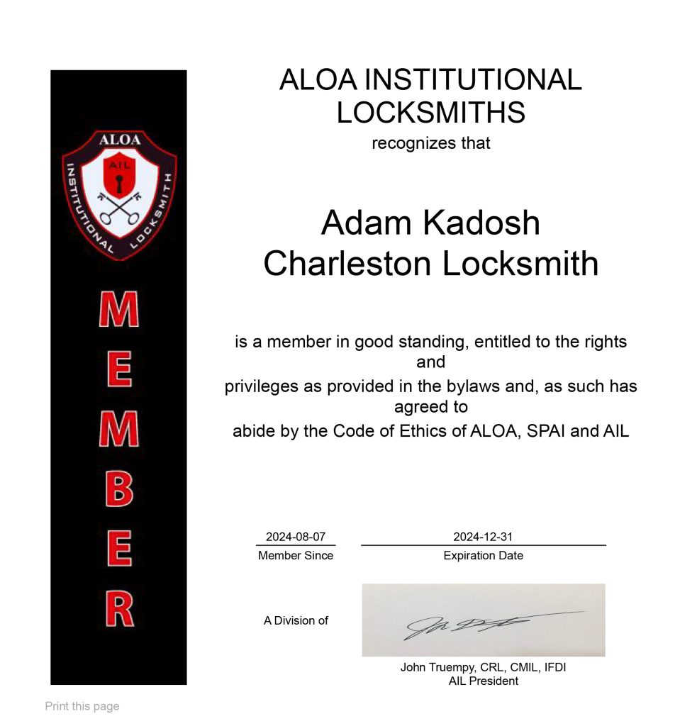 Member Certificate Letter