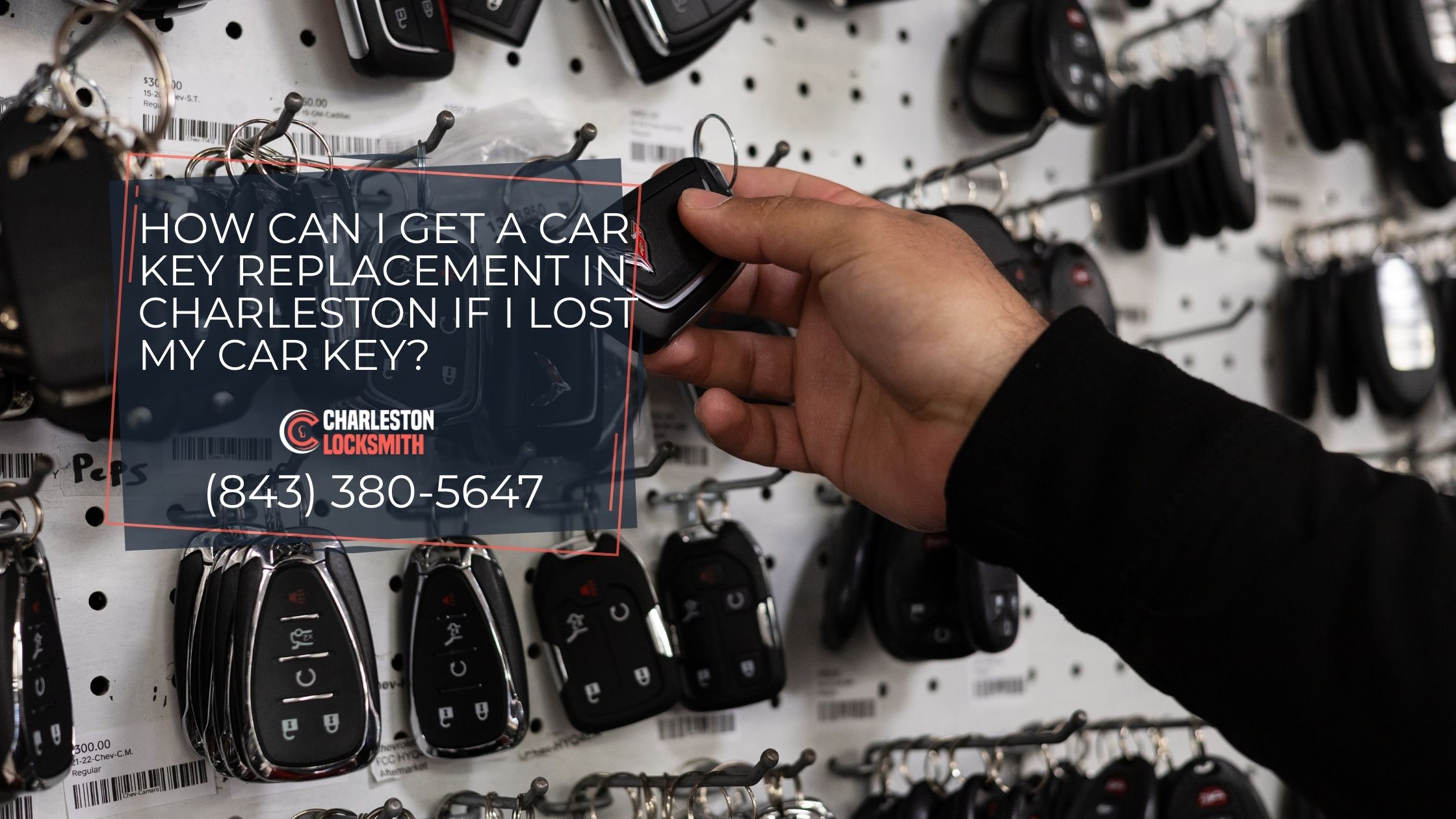 How can I get a car key replacement in Charleston if I lost my car key?