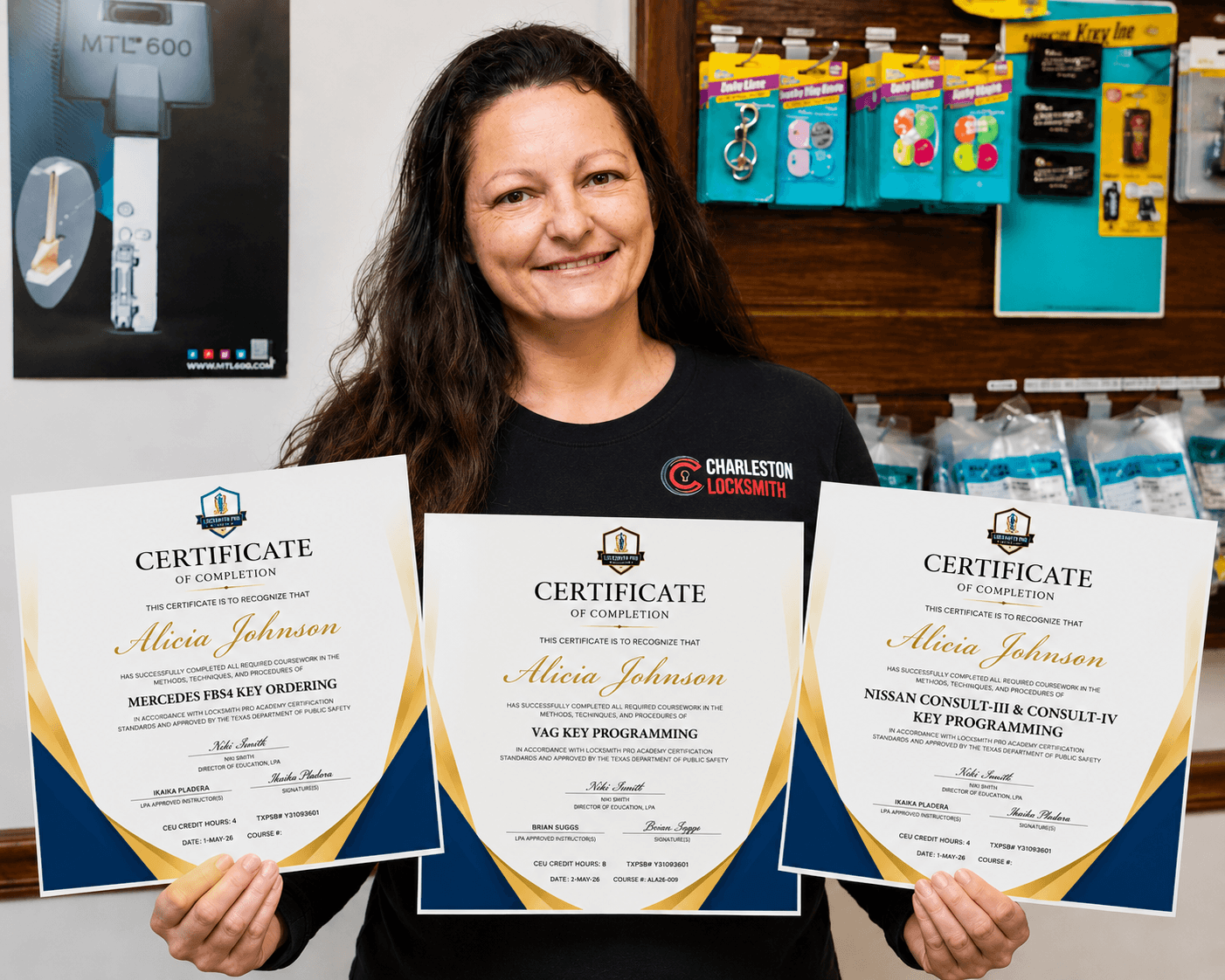 Alicia Charleston Locksmith Store Manager