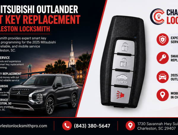 2025 Mitsubishi Outlander Smart Key Replacement Completed by Charleston Locksmith